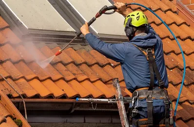 Démoussage et hydrofuge de toiture à Plaigne